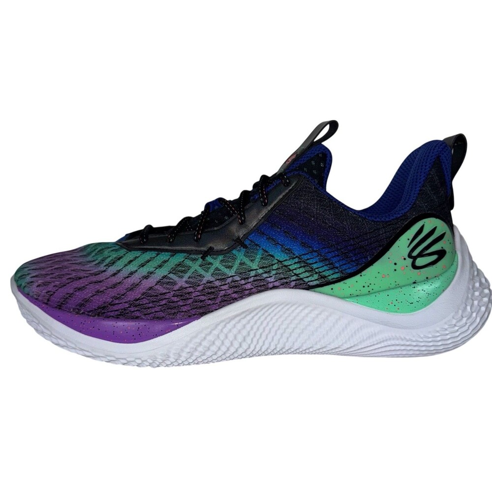 Under Armour Curry 10 Northern Lights Mens Size 17 Black Sneakers Shoes Athletic